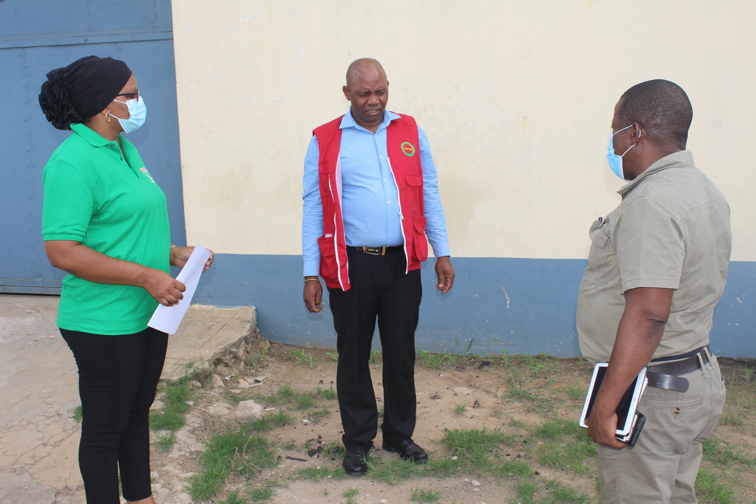 Entrega de donativos para o INGD