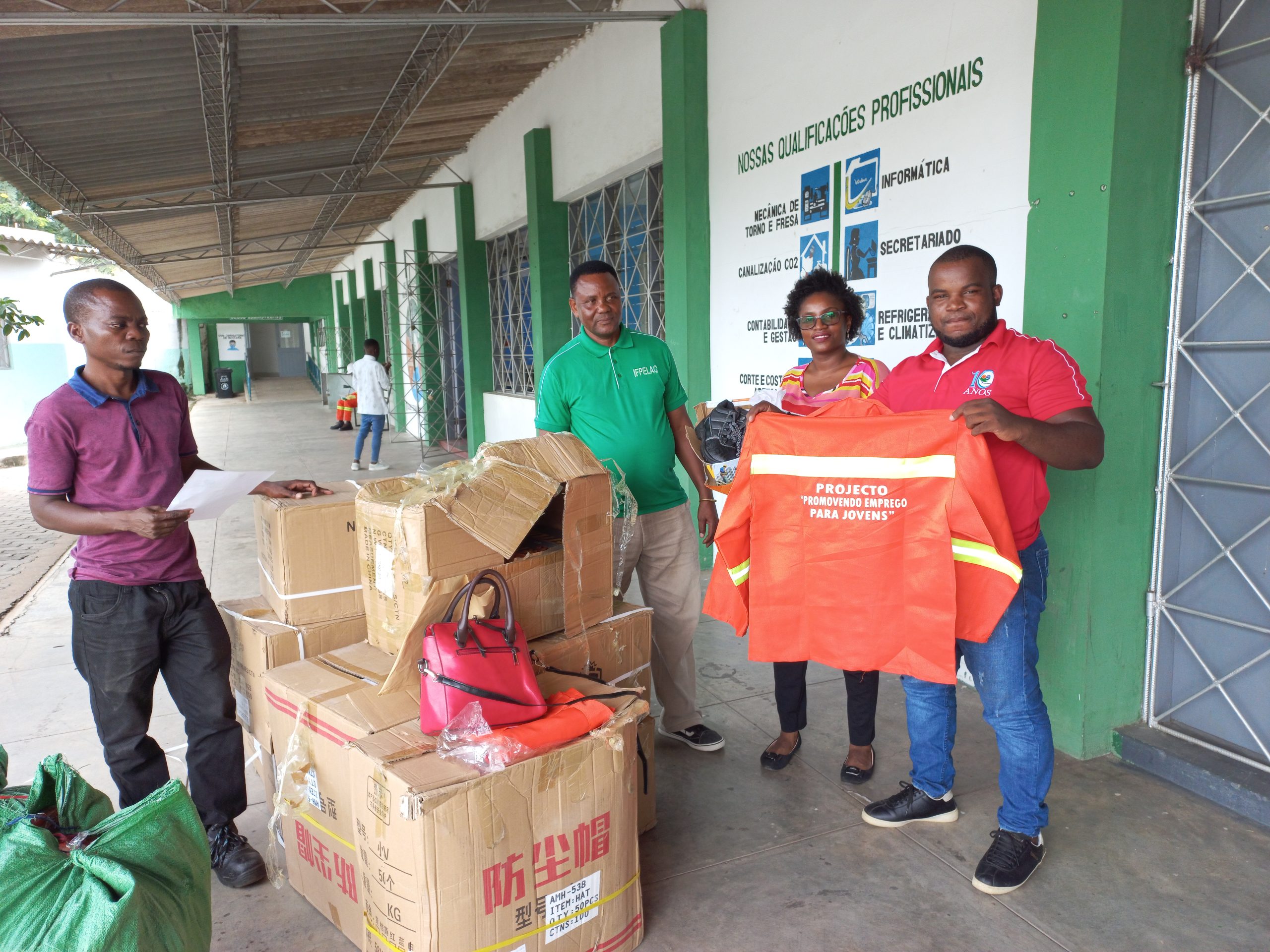 SOLDMOZ E ACTIONAID ENTREGAM EPIs AO IFPELAC DE NAMPULA